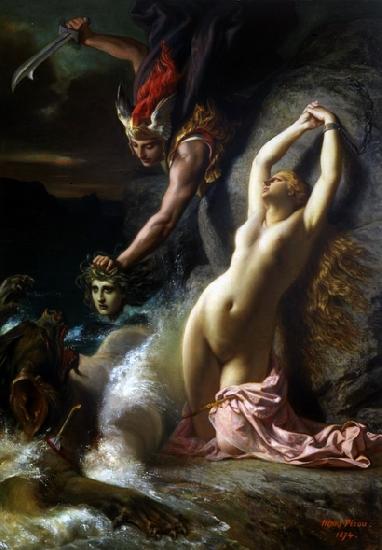 Henri-Pierre Picou Andromeda Chained to a Rock Sweden oil painting art